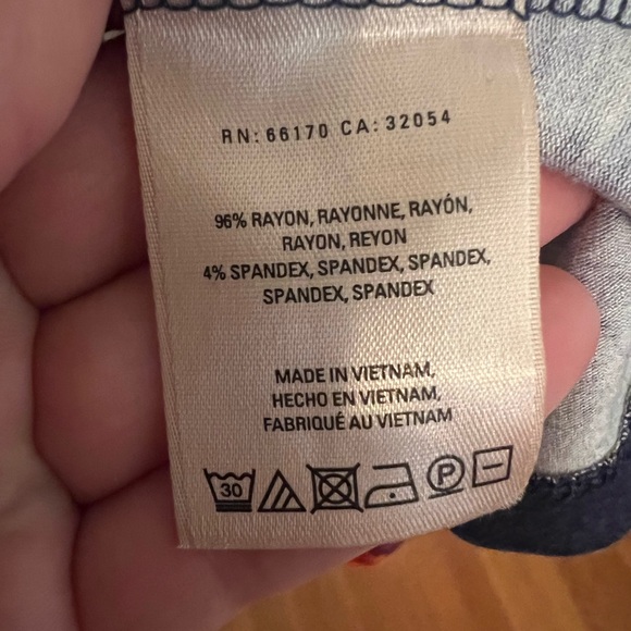 Anthropologie Maeve purple mini dress with vibrant tropical print w/pockets L - Picture 6 of 7